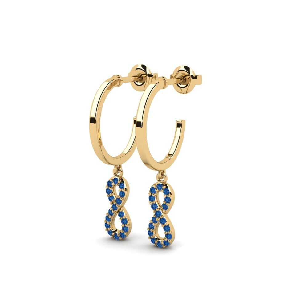 sapphire-zirconia Women's ต่างหู Viejki