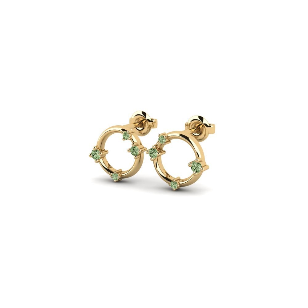 Diamante Verde Pendiente de mujer Gaveit