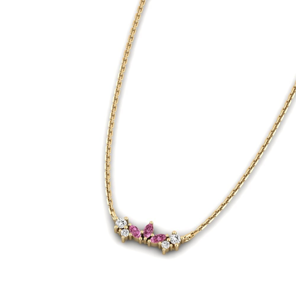 Granate Rhodolite Collar de Mujer Mezie