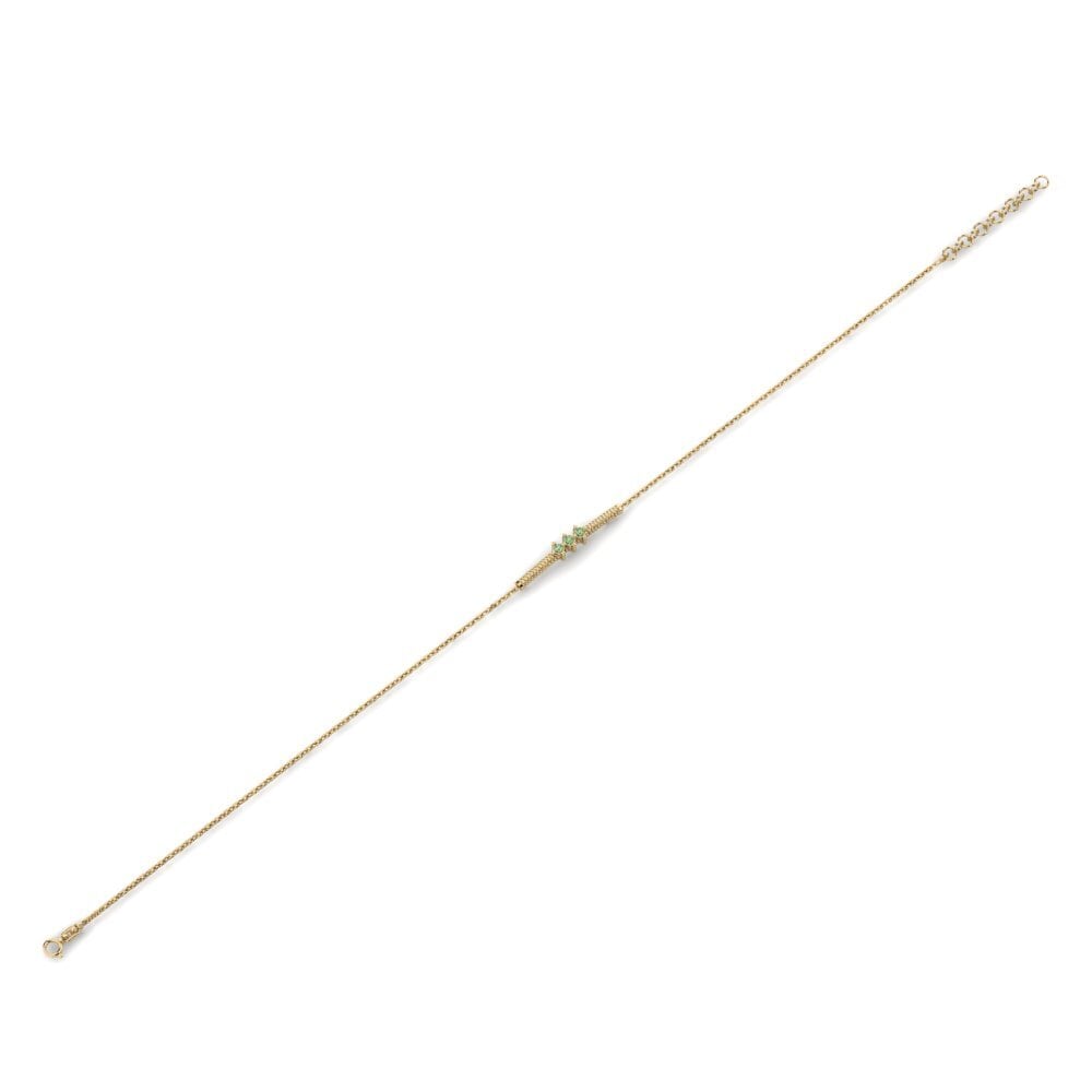Diamante Verde Pulsera de Mujer Vackraste