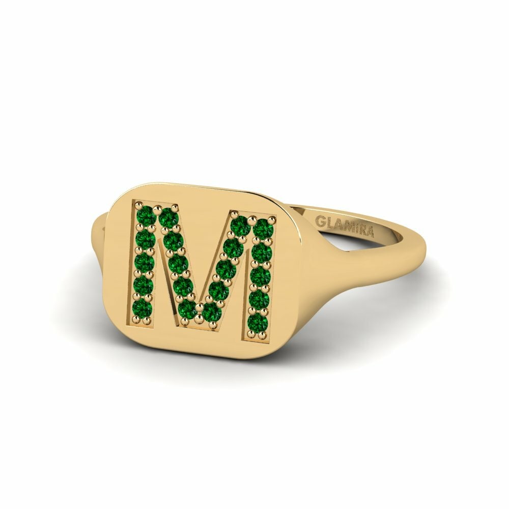 Green Zirconia Ring Swara - M