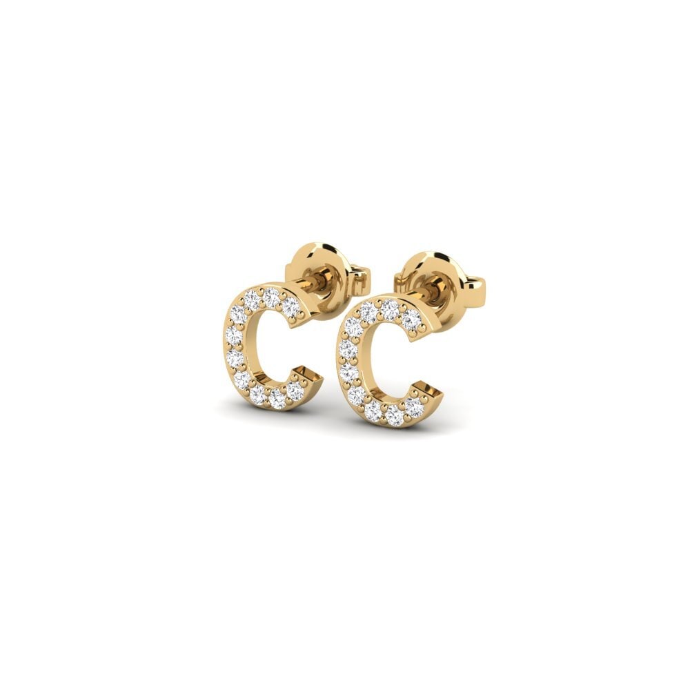 Round Women's Earring Vuori - C