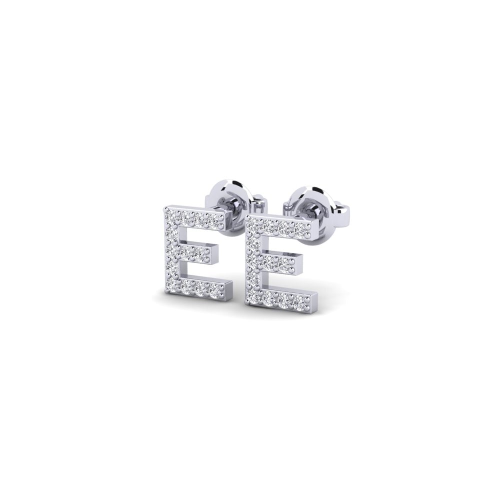 950 Platinum Women's Earring Vuori - E
