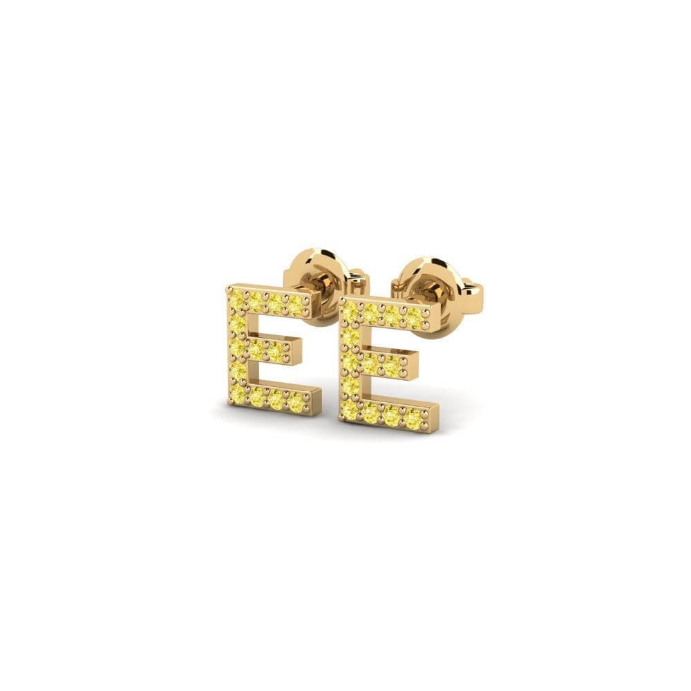 Yellow Sapphire Women's Earring Vuori - E