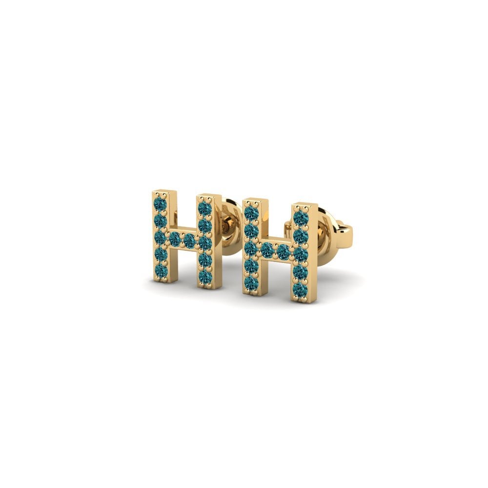 Blue Diamond Women's Earring Vuori - H