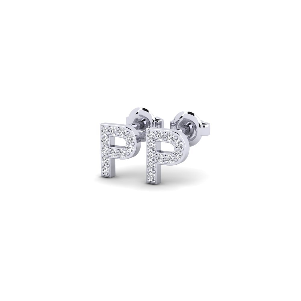 White Silver Women's Earring Vuori - P