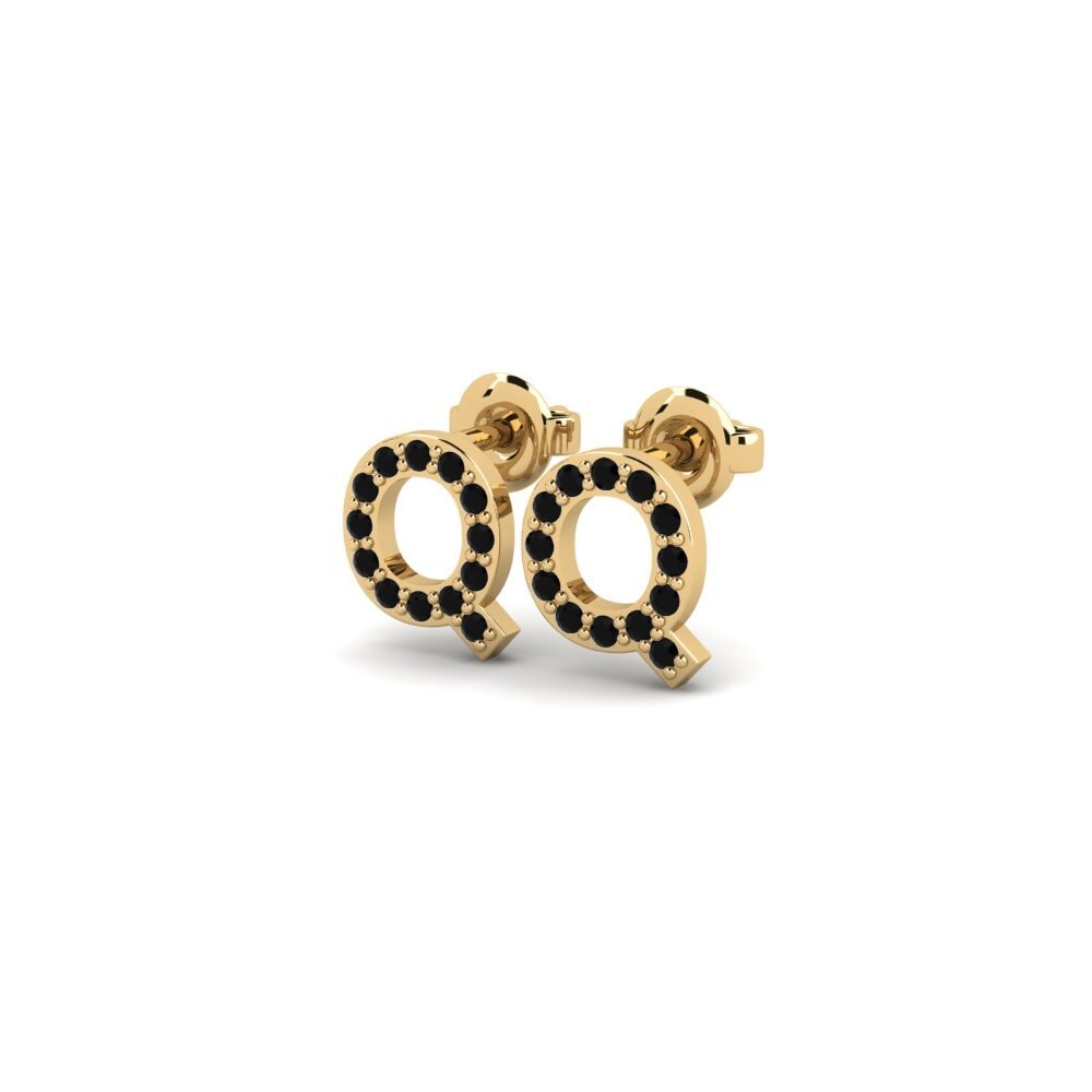 Black Sapphire Women's Earring Vuori - Q