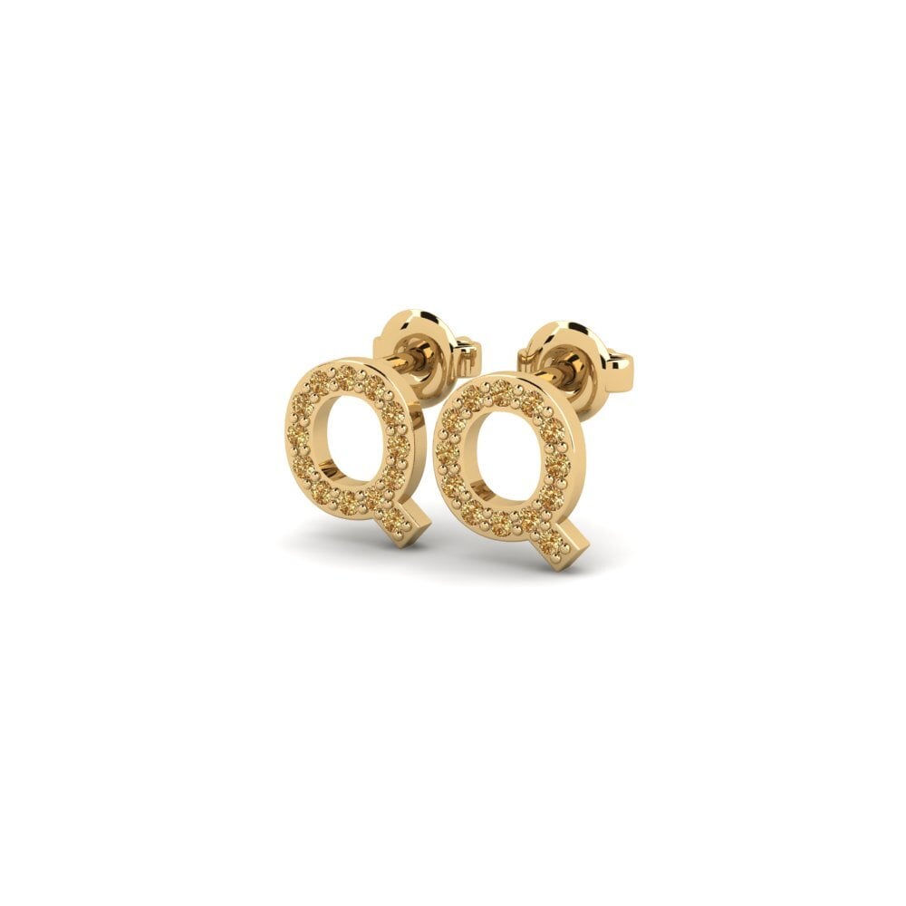 Brown Diamond Women's Earring Vuori - Q