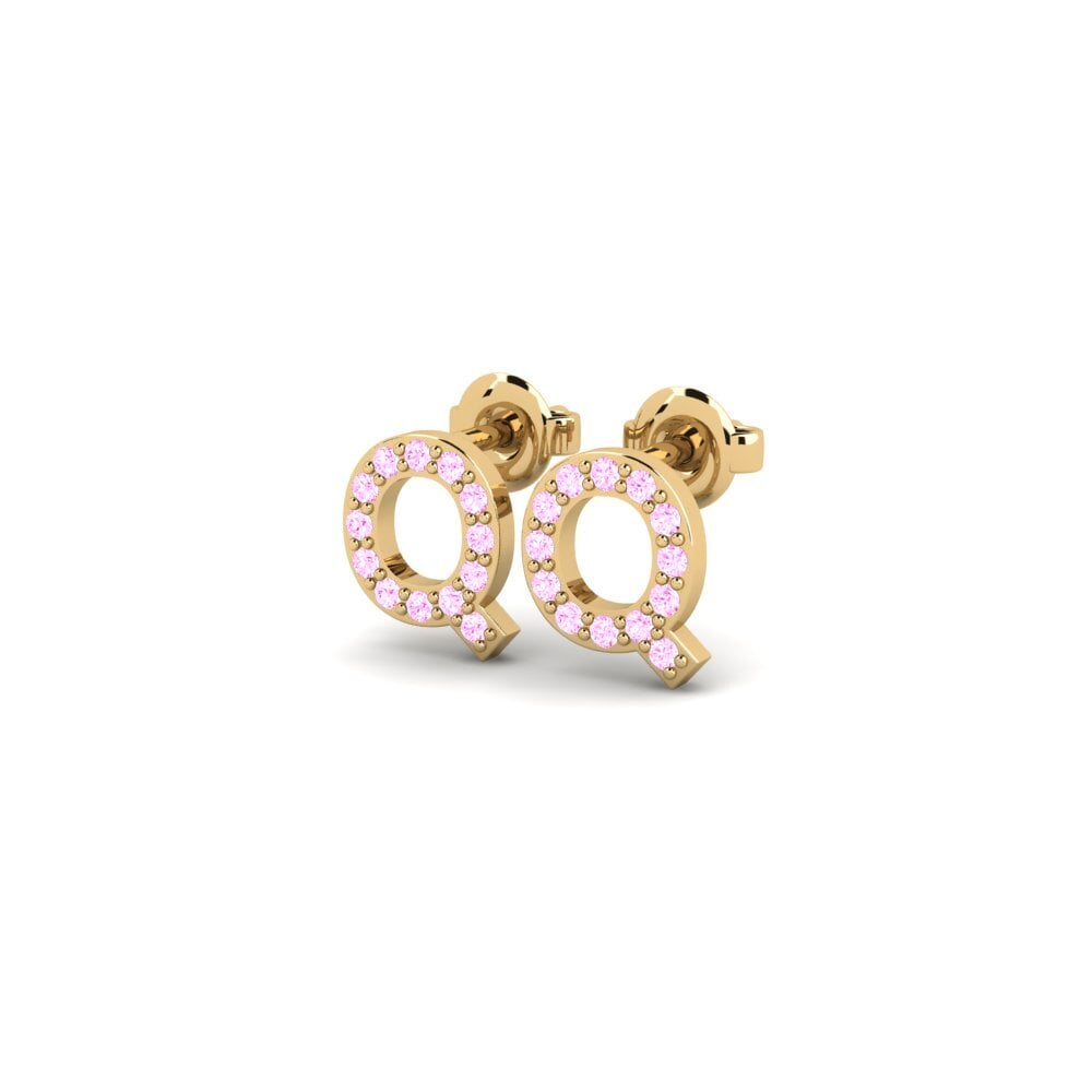 Pink Sapphire Women's Earring Vuori - Q