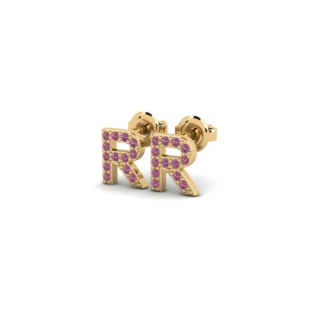 Rhodolite Garnet Women's Earring Vuori - R