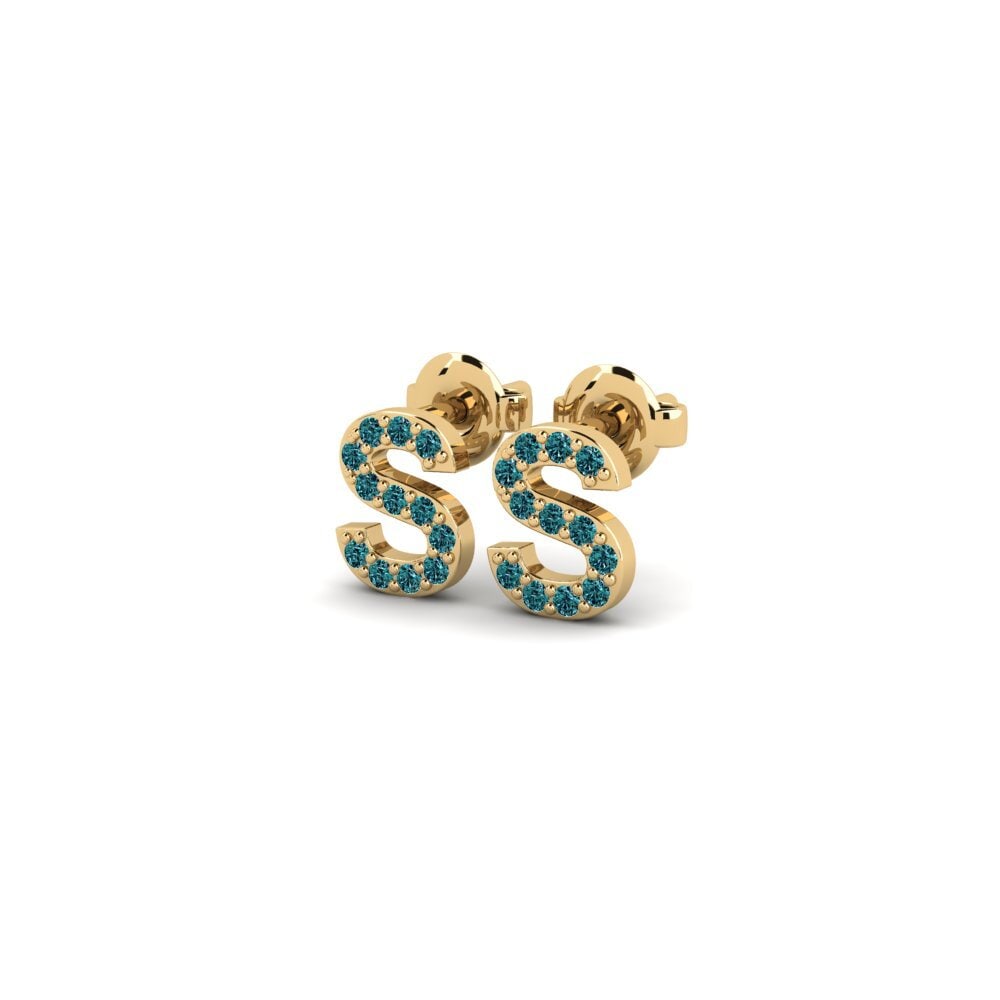 Blue Diamond Women's Earring Vuori - S