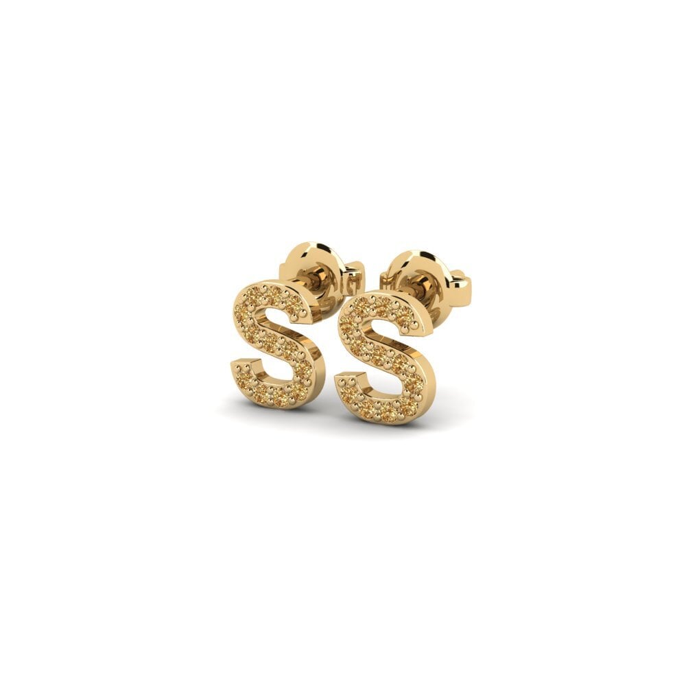 Brown Diamond Women's Earring Vuori - S