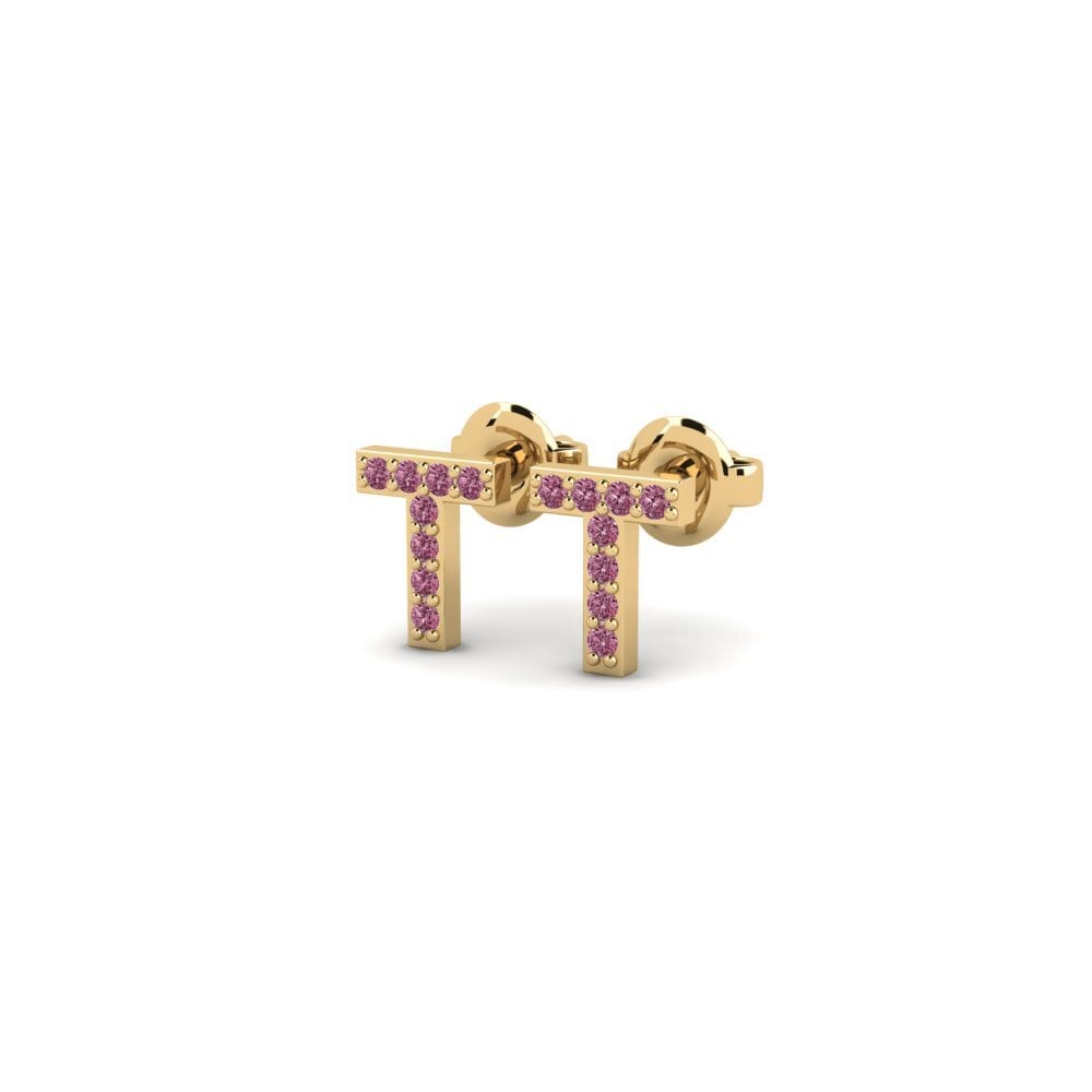 Rhodolite Garnet Women's Earring Vuori - T