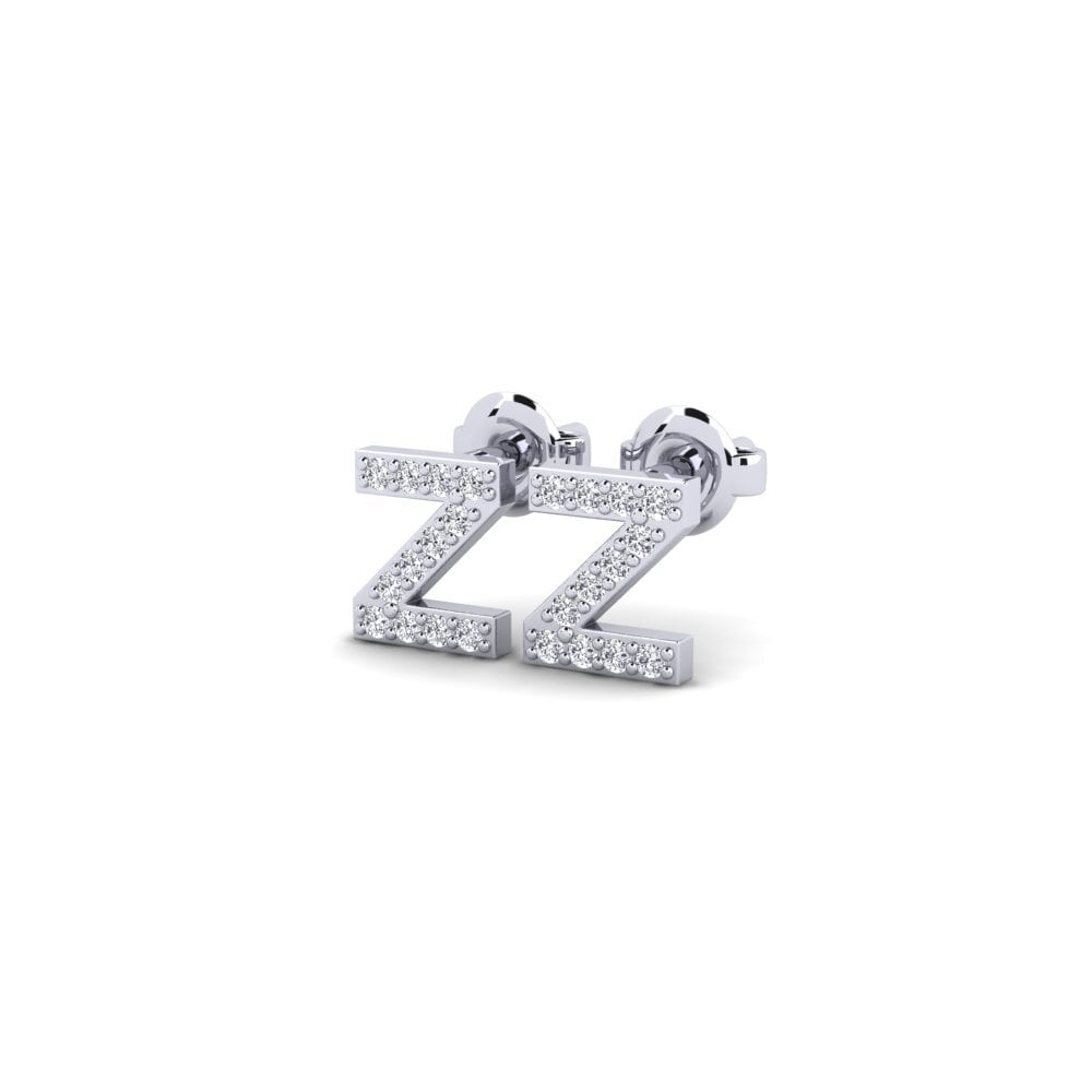 950 Platina Dames Oorbellen Vuori - Z