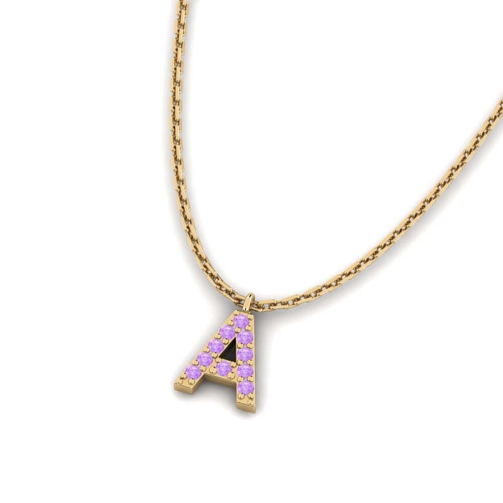 Amatista Collar de Mujer Avaja - A