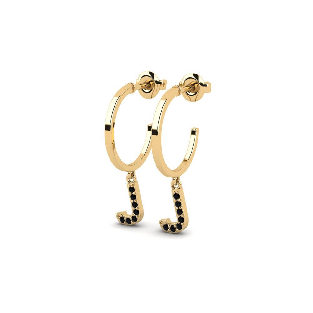 Black Sapphire Women's Earring Bundok - J