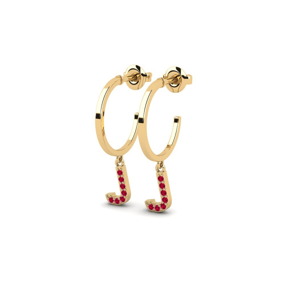 Ruby Women's Earring Bundok - J