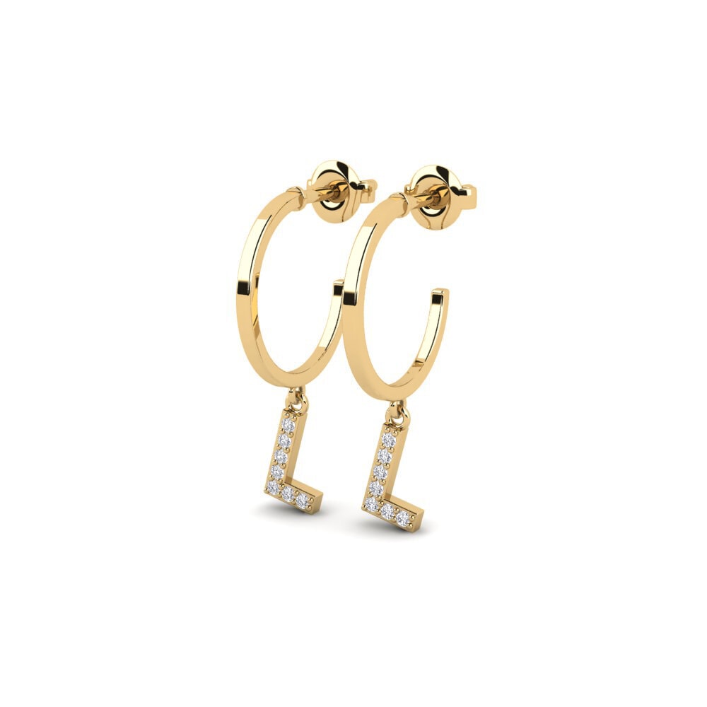 Diamond Women's Earring Bundok - L