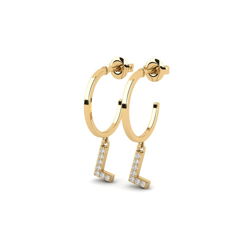 Moissanite Women's Earring Bundok - L