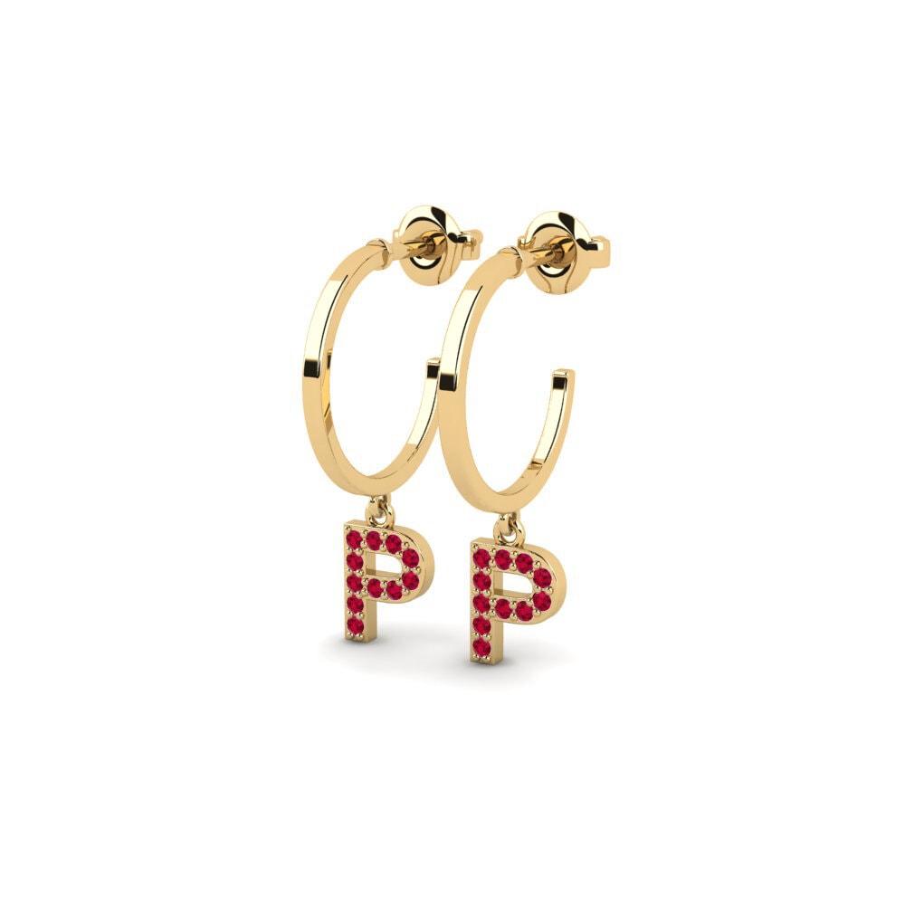 Ruby Women's Earring Bundok - P