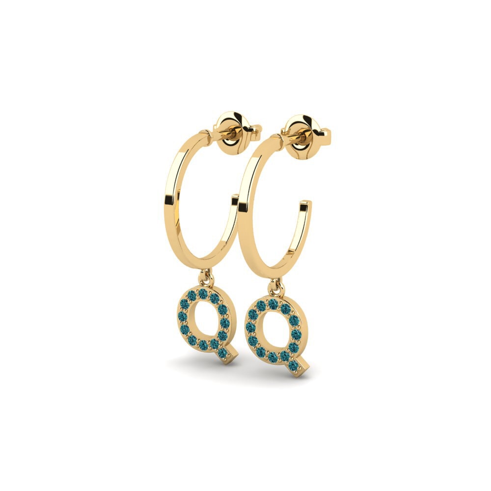 Blue Diamond Women's Earring Bundok - Q