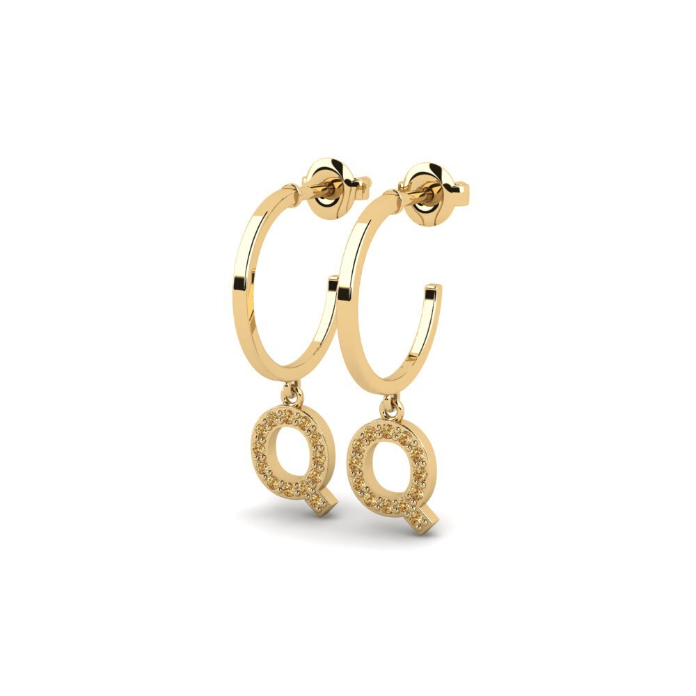 Brown Diamond Women's Earring Bundok - Q