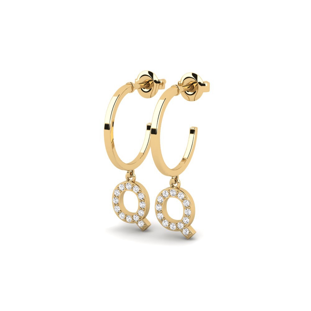 White sapphire Women's Earring Bundok - Q