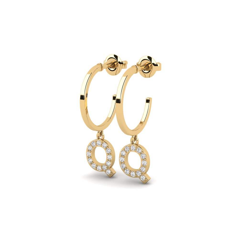 Moissanite Women's Earring Bundok - Q