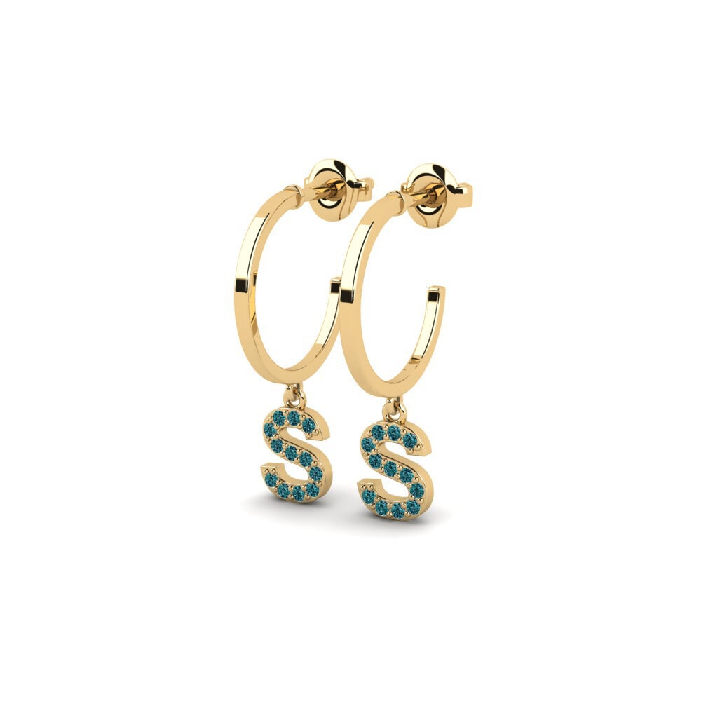 Blue Diamond Women's Earring Bundok - S