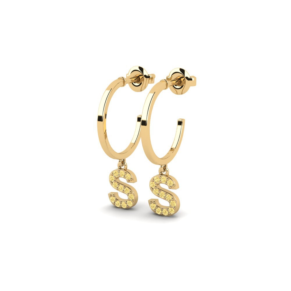 Yellow Diamond Women's Earring Bundok - S