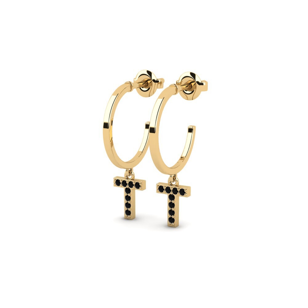 Black Sapphire Women's Earring Bundok - T
