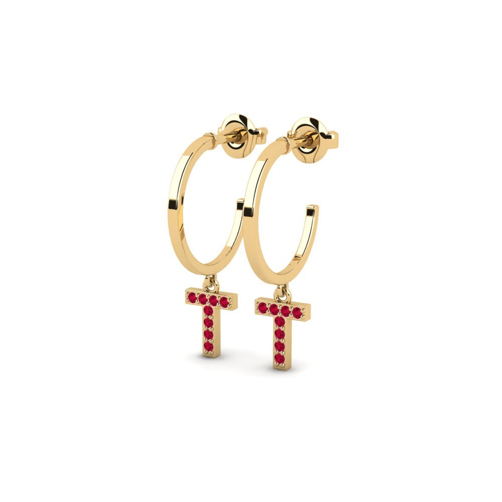 Ruby Women's Earring Bundok - T