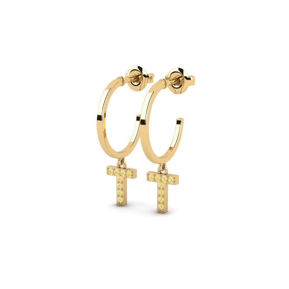Yellow Diamond Women's Earring Bundok - T
