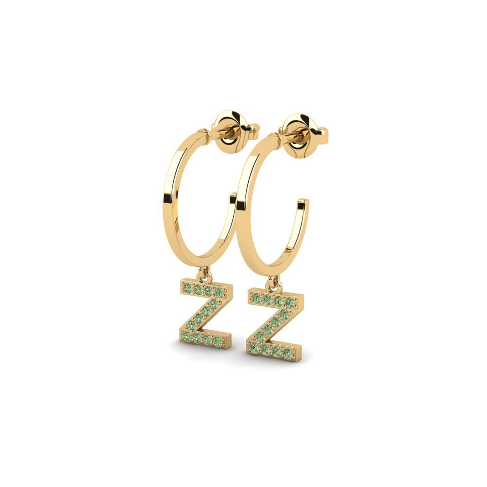 Green Diamond Women's Earring Bundok - Z