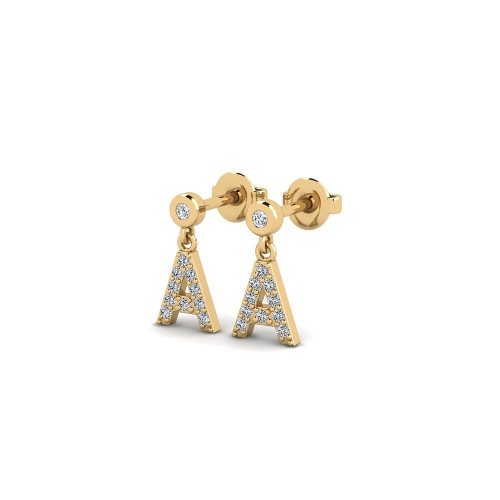 Zirconia Women's Earring Jasorat - A