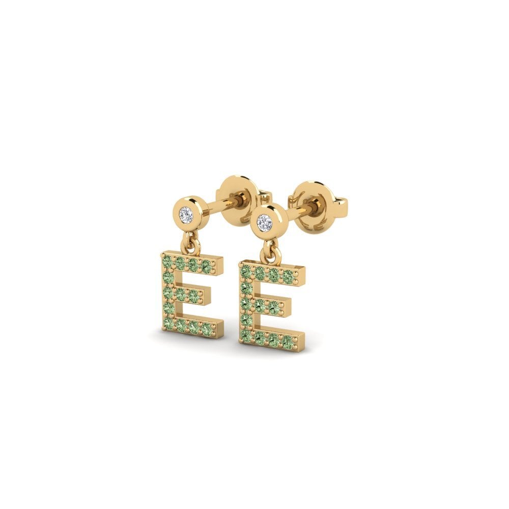 Green Diamond Women's Earring Jasorat - E