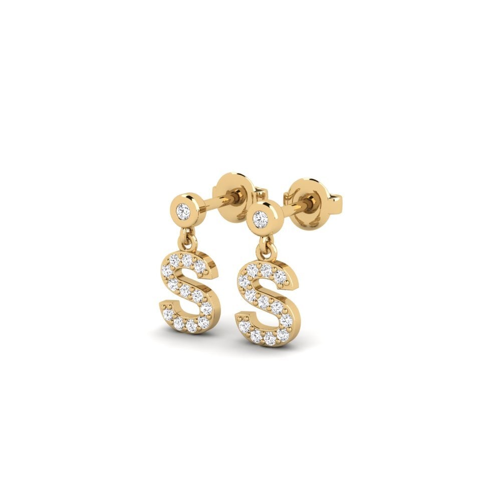 White sapphire Women's Earring Jasorat - S