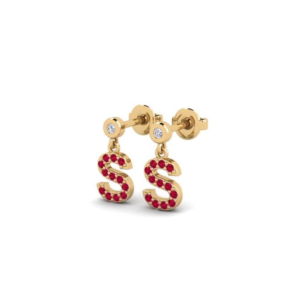 Ruby Women's Earring Jasorat - S