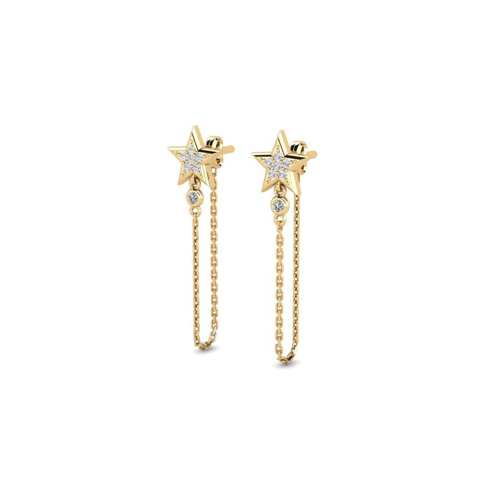 Zircone Boucle d'oreille femme Berit