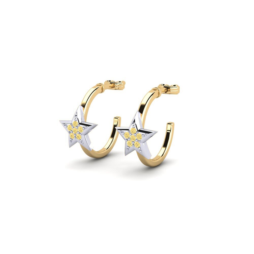 Yellow Diamond Women's Earring Boselamose