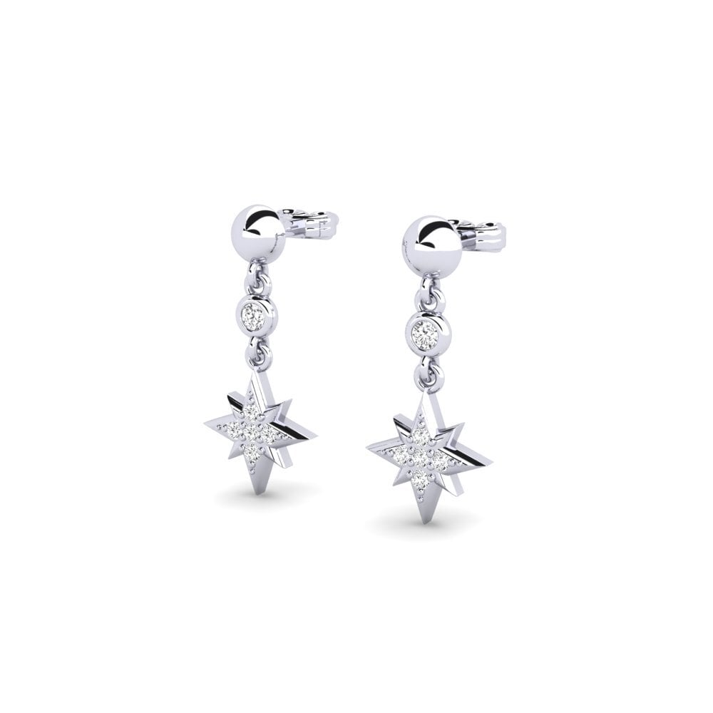 White Silver Women's Earring Bronzeville