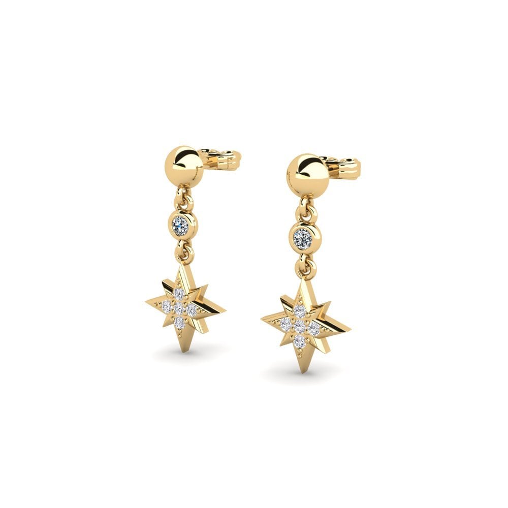 Zircone Boucle d'oreille femme Bronzeville