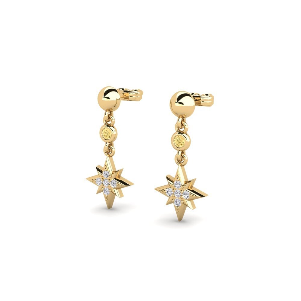 Yellow Diamond Women's Earring Bronzeville