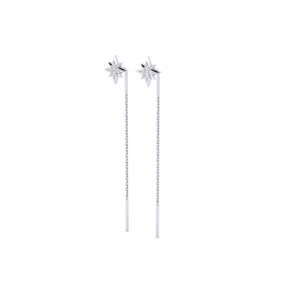 White Silver Women's Earring Flemming