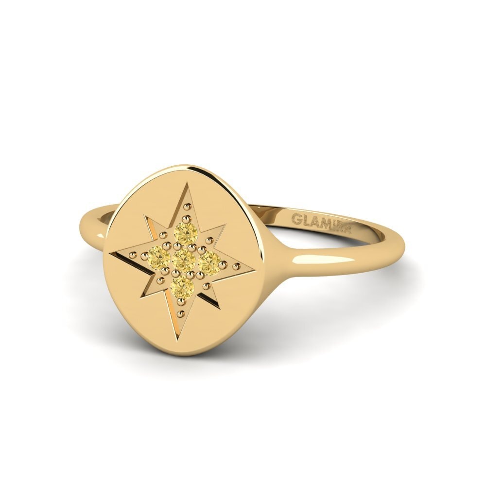 Yellow Diamond Ring Henning