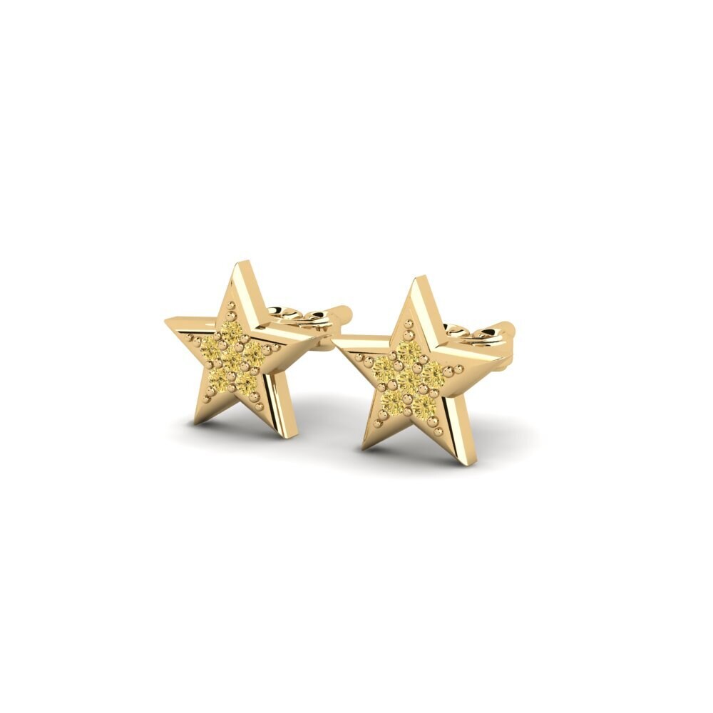 Yellow Diamond Women's Earring Holger