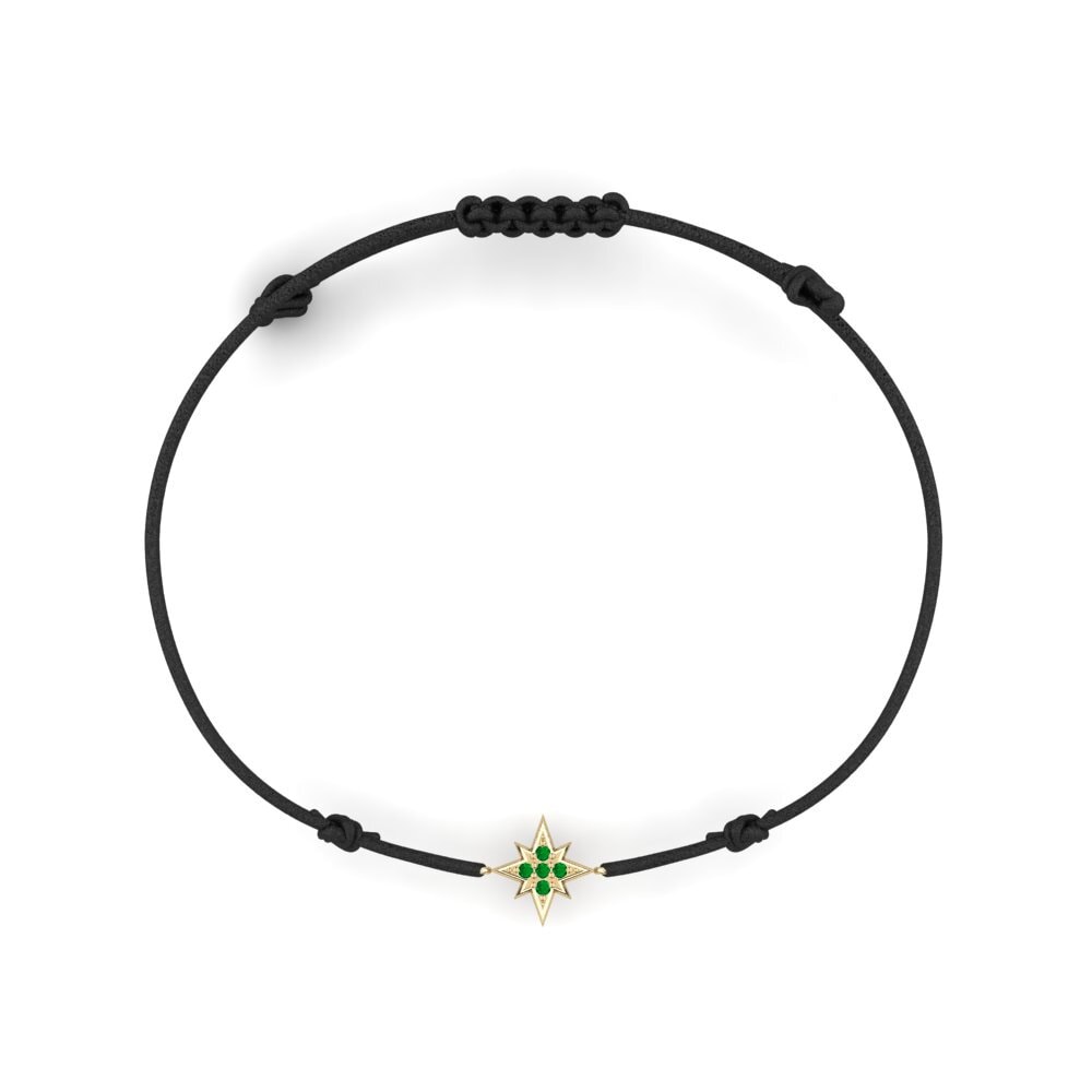 Esmeralda Pulsera de cordón Kgopelo