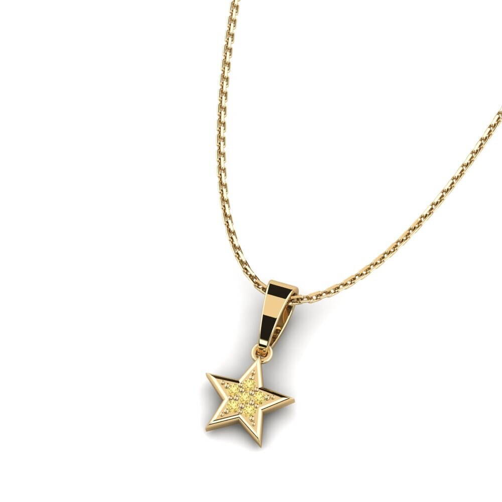 Yellow Diamond Women's Pendant Lethabo