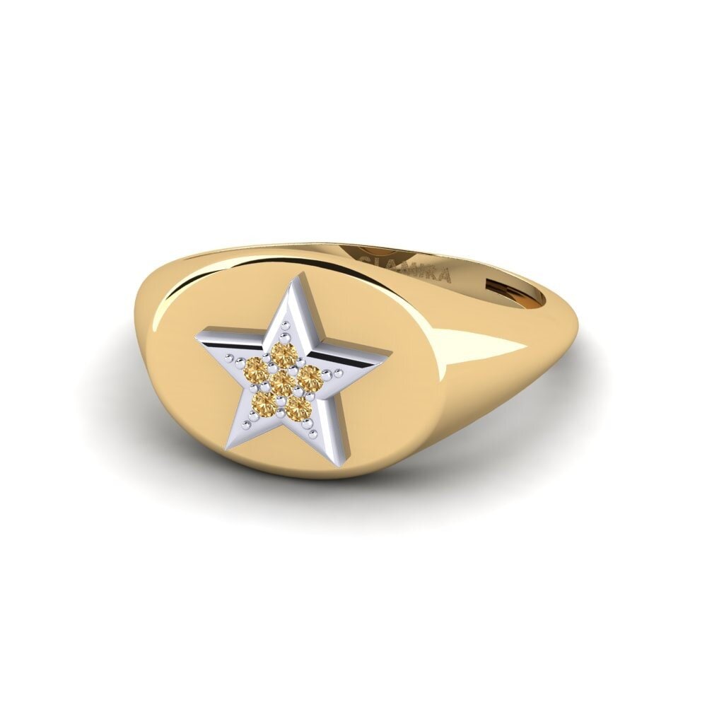 Diamante Castanho Anel Mamirapiratra