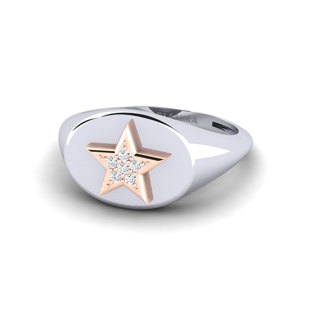 14ct White & Rose Gold Ring Mamirapiratra